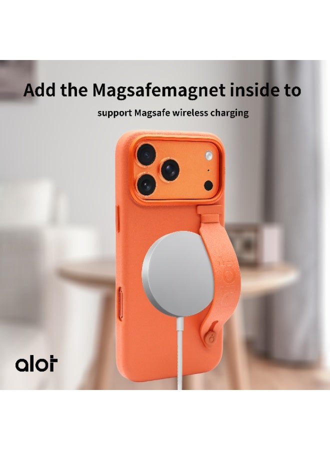 ALot Nobel 17 PRO Magnetic MagSafe Case – Shockproof Protective Phone Cover with Wristband Strap, Raised Camera Protection, Wireless Charging Compatible, Slim Luxury Anti-Scratch Design - Image 5